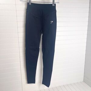 NWT Gymshark SWEAT SEAMLESS LEGGINGS Black Women's Size XS